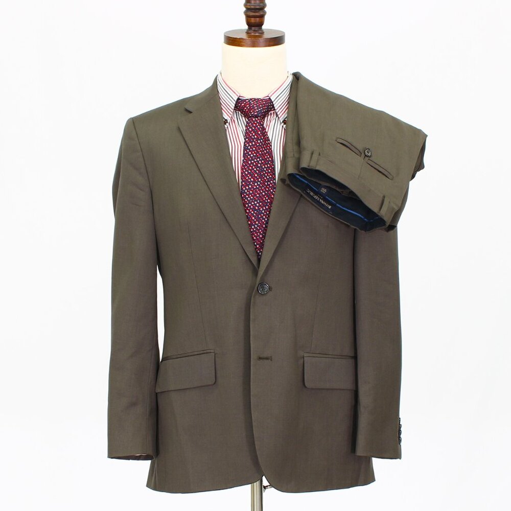 Banana Republic Olive Suit